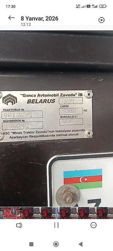 turbo az luaz: Traktor Belarus (MTZ) 1221, 2024 il, 130 at gücü, motor 10 l, İşlənmiş — 9