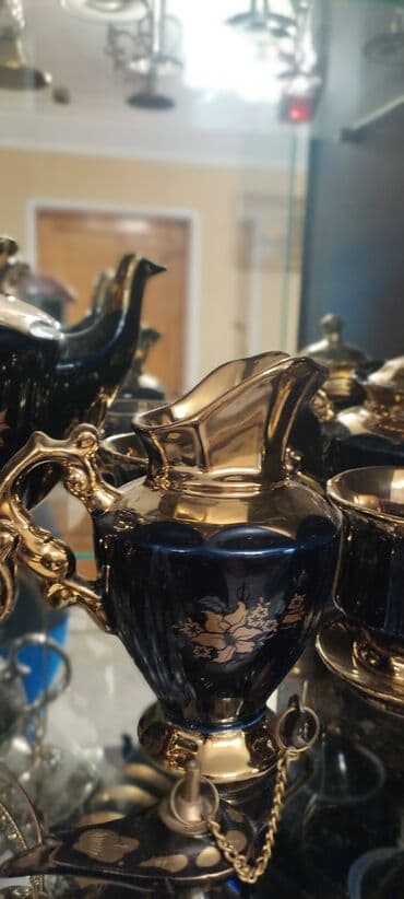 сахарница: Çay dəsti, rəng - Göy — 5