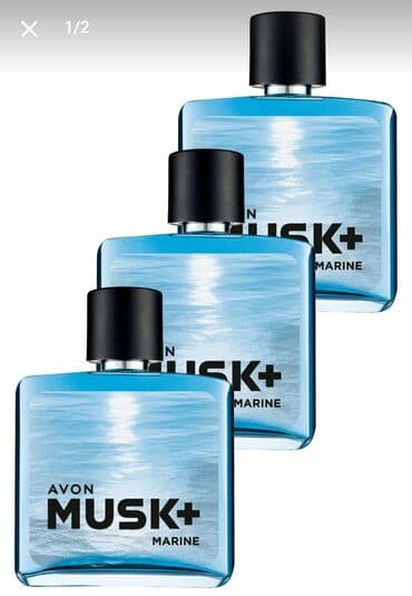 Avon MUSK+ Marine kişi ətiri - Təzə və dəniz notlu tərkib: sərin