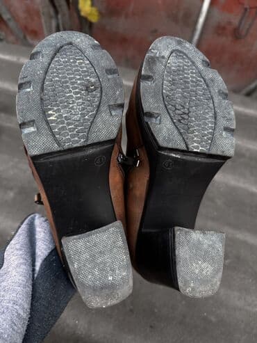 herbi botinkalar: Ölçü: 41, rəng - Qəhvəyi, İşlənmiş — 3