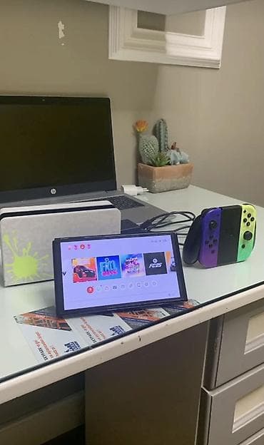 joy mini: Nintendo Switch (OLED ekranlı) oyun konsolu dəsti Xüsusiyyətlər: - — 1