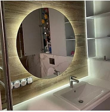 hamam dizaynlari: Led işıqlı güzgülər sifarişlə hazırlanır vitraj işləri qəbul olunur — 1