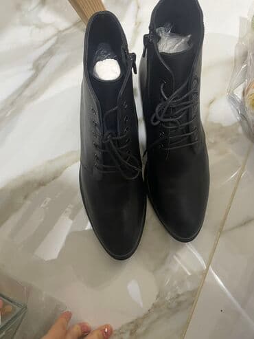 qiz ucun botlar: Ölçü: 39, rəng - Qara, Yeni — 2