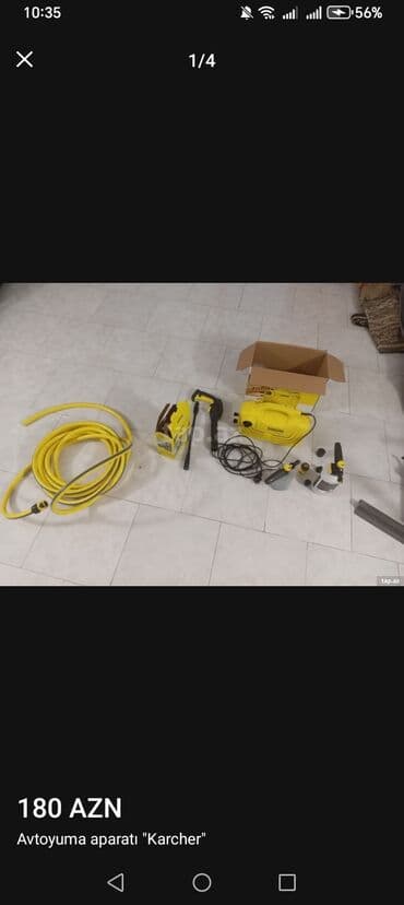 Təmir və tikinti: Karcher avtoyuma aparatı Xüsusiyyətlər və dəst: - Güclü Karcher — 1