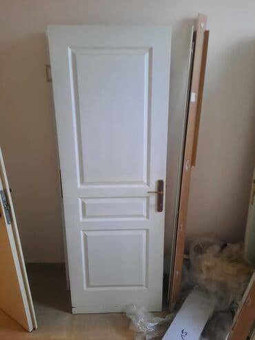 qapil: Qonaq otağı üçün İşlənmiş Otaq qapısı 80x205 sm Naliçnik ilə, Zəmanətsiz, Ödənişli quraşdırma, Ünvandan götürmə — 2