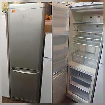 2 qapılı Indesit Soyuducu Satılır, rəng - Gümüşü