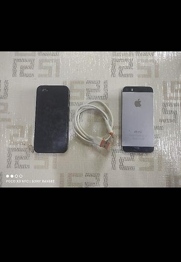 IPhone 5s, 16 GB, Space Gray, Barmaq izi — 3