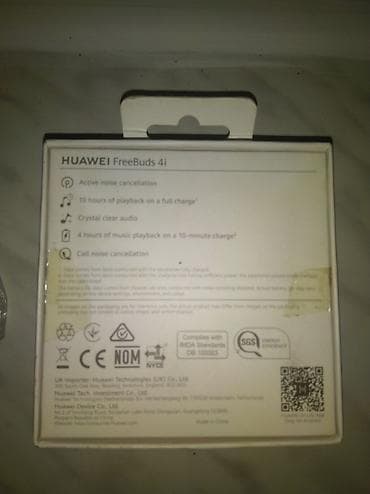 notebook bluetooth: HUAWEI FreeBuds 4i simsiz qulaqlıq – qara rəng - Aktiv səsboğucu — 4