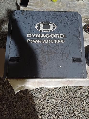 dynacord pm 1000 1: Dynacord PowerMate 1000 – gücləndiricili mikser - Model: Dynacord — 3