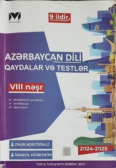 Testlər: MHM Azərbaycan Dili — Qaydalar və Testlər (2024-2025) ​MHM Tədris — 1