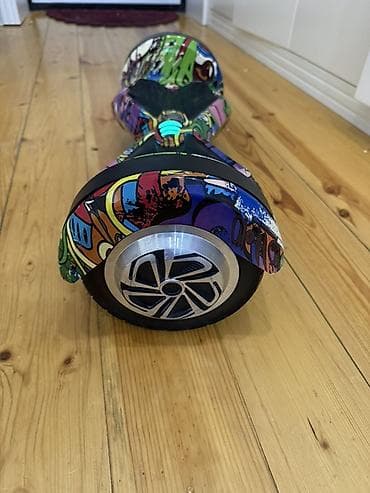5 dollar: Qrafiti dizaynlı iki təkərli hoverboard (self-balancing scooter) - — 3