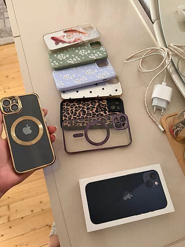 iphone 9 telefon: IPhone 13, Göy, Face ID — 1