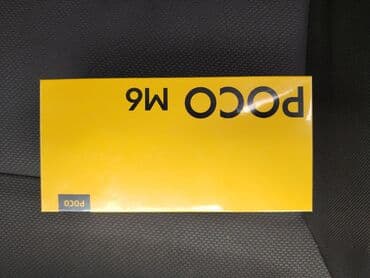 telefon soyducu: Poco M6, 256 GB, rəng - Qara, Barmaq izi — 2