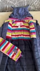 Cinslər və şalvarlar: Пальто- пуховик удлинённое, производство Канада на девочку 7-8 лет — 9