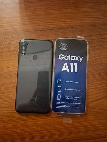 iphone se 2 ikinci el: Samsung Galaxy A11, 32 GB, rəng - Qara, Qırıq — 2