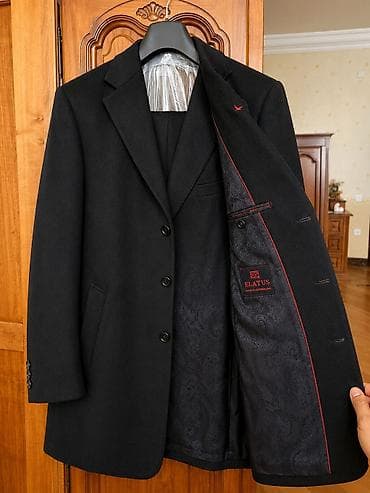 Üst geyimləri: Kişi palto – ELATUS (Made in Azerbaijan) 1500 manata tikilib.2xl olcu — 1
