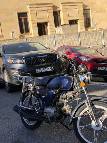 купить мопед в баку: Moped tipli benzinli motosiklet - Rəng: tünd mavi (xrom detallar və — 6