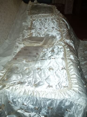 Digər tekstil: Yataq üçün Yeni rəng - Bej Yataq örtüyü, Ünvandan götürmə — 6