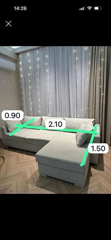 Künc divan, Qonaq otağı üçün, Açılmayan — 4