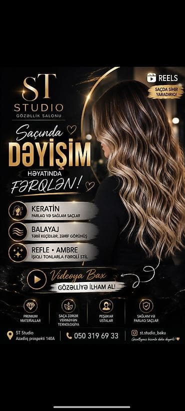 İş: Qadın saç ustası tələb olunur, Faiz, Təlim — 8
