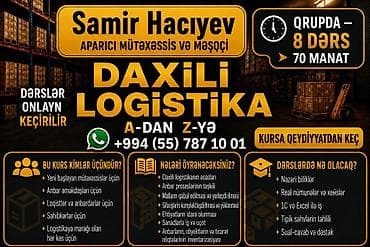 dil kursu: Ölkə daxili logistika üzrə onlayn kurs – A-dan Z-yə Məzmun və — 1