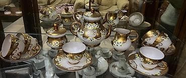 Çay dəsti, rəng - Ağ, Farfor, 6 nəfərlik