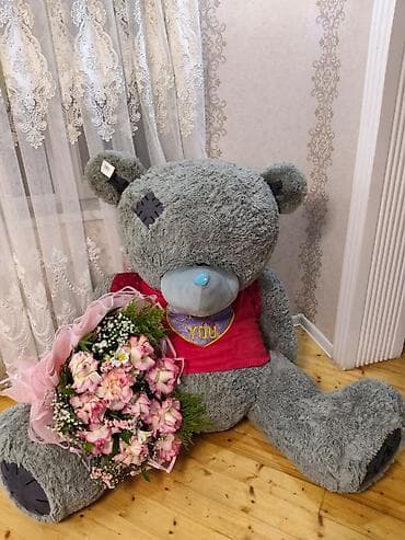 pisikler ucuz: 1.70sm Teddy mişka 🎁 Özəl günlerinizde ad günü hədiyyəsi olaraq özəl — 1