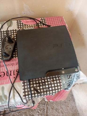 PlayStation 3 (PS3) Slim oyun konsolu - Model: PS3 Slim - Rəng: Qara