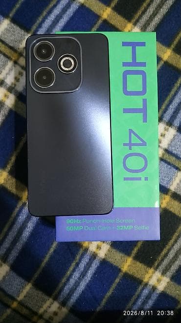 honor 9 d: Infinix HOT 50i, 128 GB, rəng - Qara, Sensor — 4