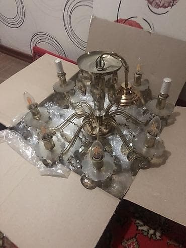 Çılçıraq, 8 lampa, Metal