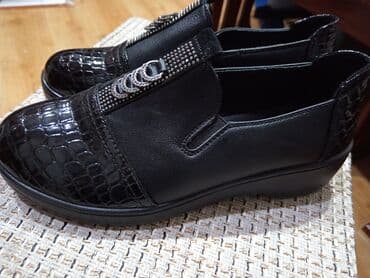 parça mokasinlər: Ölçü: 37.5, rəng - Qara, Yeni — 1