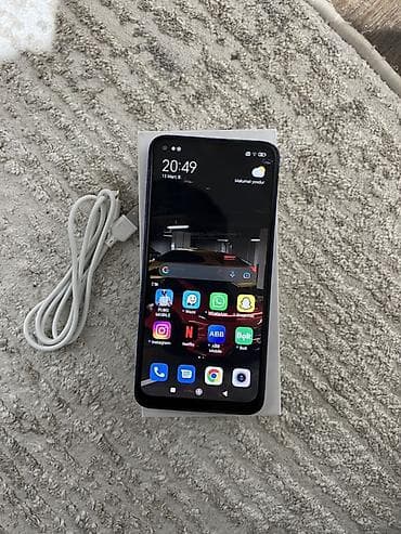 Kompüter, noutbuk və planşetlər: Redmi Note 9, 128 GB, rəng - Göy, Barmaq izi, Face ID — 3