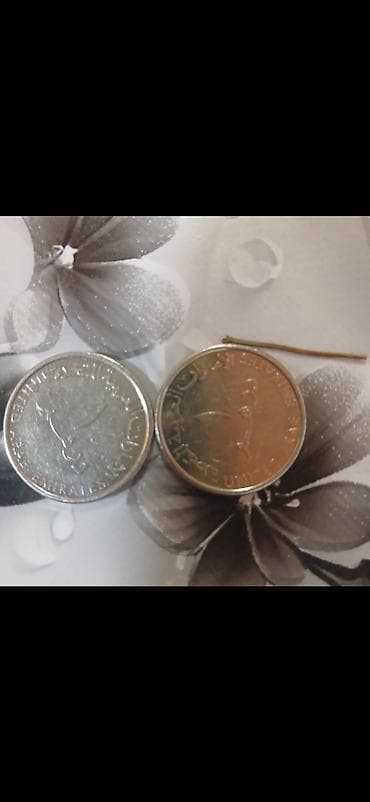 İdman və hobbi: Məhsul: BƏƏ dirhəmi sikkələri – 50 fils (2 ədəd) Təsvir: - Üz tərəfi — 2
