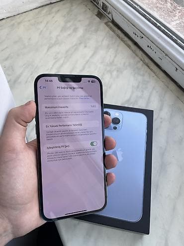 Samsung: IPhone 13 Pro Max, 128 GB, Sierra Blue, Zəmanət, Simsiz şarj, Face ID — 5