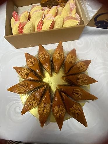 badam: Milli şirniyyat dəsti – paxlava və şəkərbura - Tərkib və hazırlanma — 1