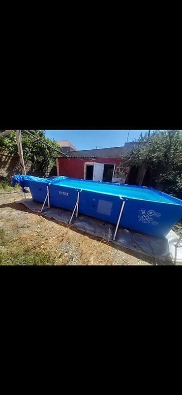 Düzbucaqlı çərçivəli hovuz INTEX, 4,5x2,2x0,84 m (28273). Texniki