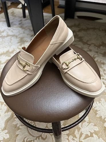 sve od koze: Ölçü: 40, rəng - Bej, Yeni — 3