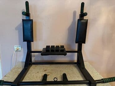 скамья для жима: Universal turnik–parallel qollar–qarn pressi üçün divar trenajoru — 8