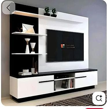 60x60 led panel: Yeni, Düz TV altlığı, Polkalı, Laminat — 1