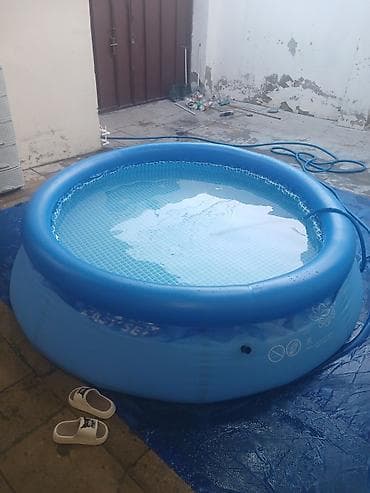Şişmə hovuz – dairəvi, mavi rəng, “Easy Set” tipli. - Ölçü: təxminən lalafo.az -da Şişmə hovuz – dairəvi, mavi rəng, “Easy Set” tipli. - Ölçü: təxminən