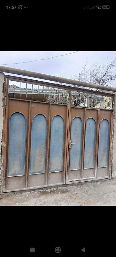 generator kreditle: Б/у Железо Дворовые ворота, Распашные, 3 м, Механические, цвет - Зеленый, Нет кредита — 1