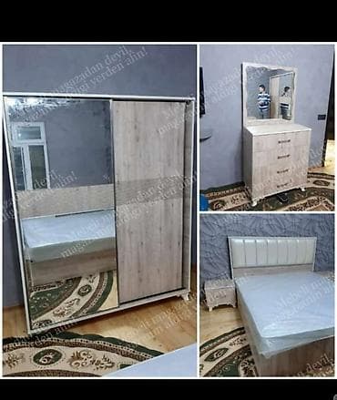 Yataq otagi mebeller sifariwle hazirlanir. Reng secimi var. Istenilen