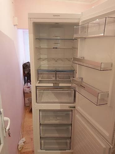 İşlənmiş 2 qapılı Siemens Soyuducu Satılır, rəng - Ağ, Təkərli