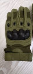 Перчатки: Taktiki Motosiklet əlcəkləri – zeytun yaşılı rəngdə. İstifadə — 7