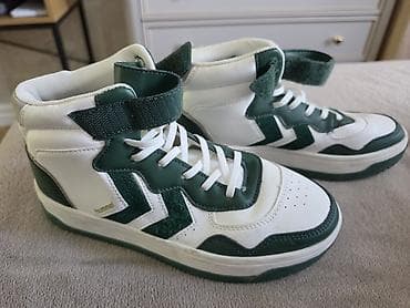 Hummel yüksək boğazlı idman ayaqqabısı, 36 razmer - Rəng: ağ və tünd lalafo.az -da Hummel yüksək boğazlı idman ayaqqabısı, 36 razmer - Rəng: ağ və tünd
