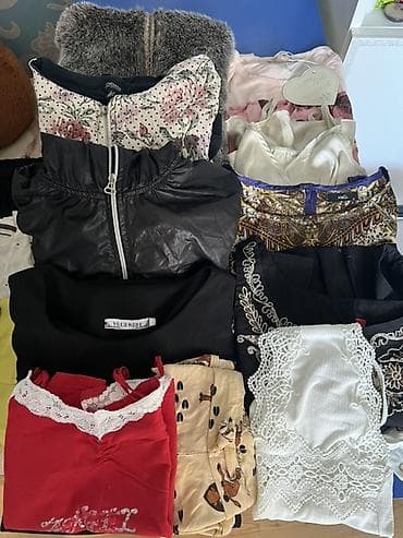 жакет: Qadın geyimlərinin qarışıq dəsti - Bir kağız paket dolusu müxtəlif — 6
