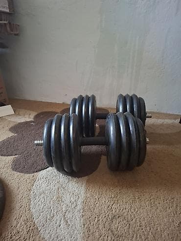 strong 210 original: Tənzimlənən qantel dəsti - 2 ədəd qantel (cüt)20kg+20kg - Hər — 1