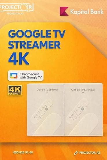 Google TV Streamer 4K + Chromecast with Google TV - 4K Ultra HD