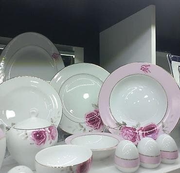 Ev üçün dekor: Servis dəsti abedni və çayni ile isdesez tek abedniside var — 4