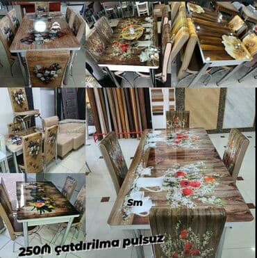 sulutepe kiraye heyet evleri 2022: Mətbəx üçün, Yeni, Açılan, Dördbucaq masa, 4 stul — 5